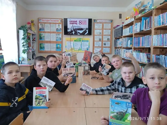 Детская библиотека. Час памяти «Блокадный Ленинград». (5)