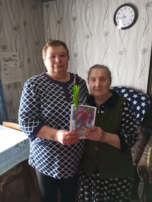 Соловецкая поселенческая библиотека. Поздравительная акция с Днем Победы