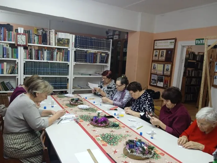 Новогодний мастер - класс в ЦБ. (5)