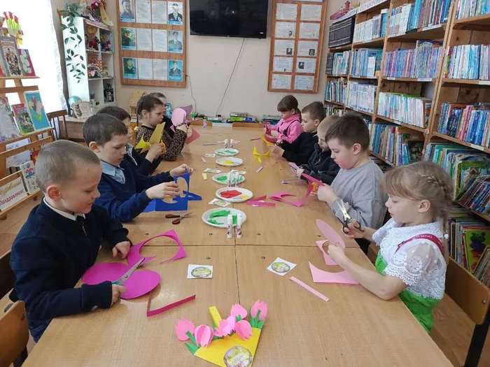 Мастер - класс к 8 марта в ДБ (5)