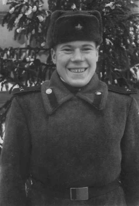 И. С. Васьков в годы службы в армии, конец 1940-х гг.