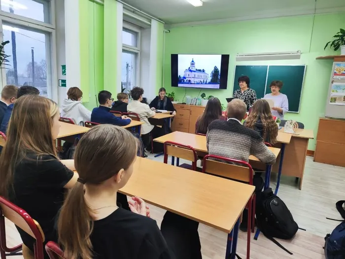 Родной край - беседа с учащимися. Детская библиотека (8)