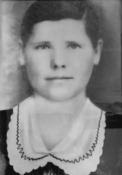 А.Д. Квасникова. Примерно конец 1940 — начало 1950 гг.