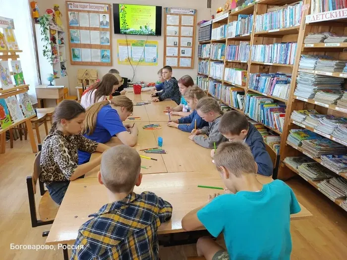 Детская библиотека. Экологическая игра «Звуки природы