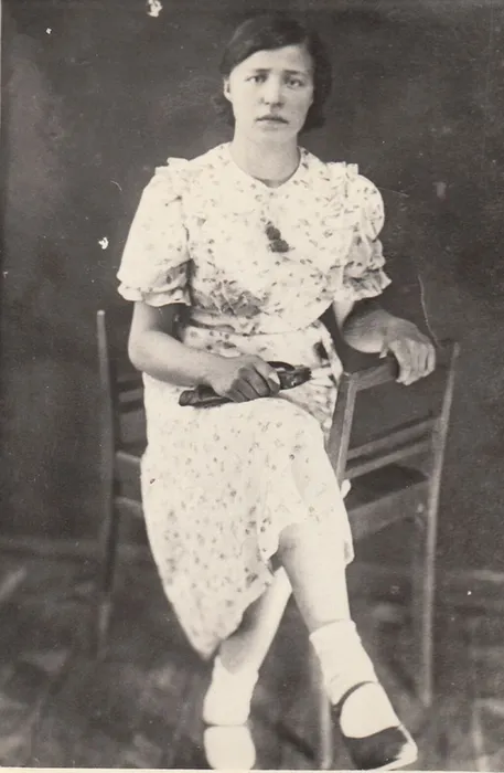 А.А. Попова в молодые годы. Примерно конец 1930-х гг.