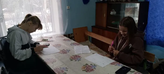 Плетение сетей в Луптюге.
