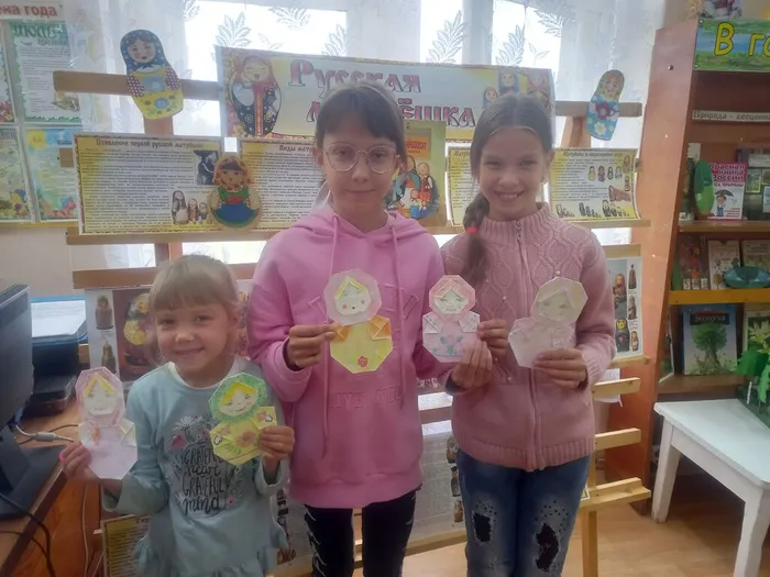 Дети на мастер - классе Матрёшка (4)