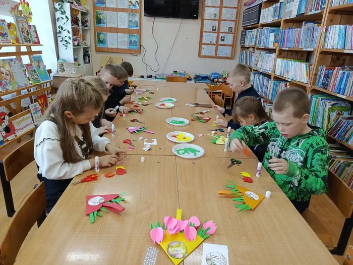 Мастер - класс к 8 марта в ДБ (7)