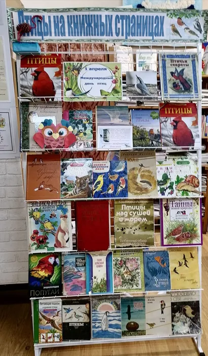 Книжная выставка Птицы на книжных страницах