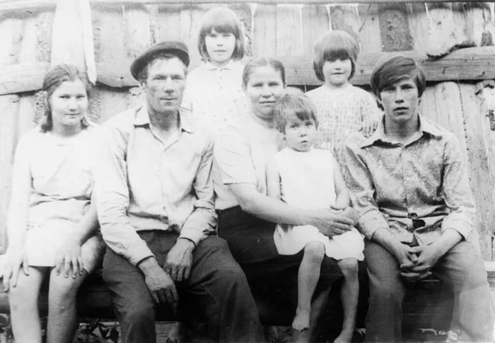 Семья Васьковых, середина-конец 1970-х гг.