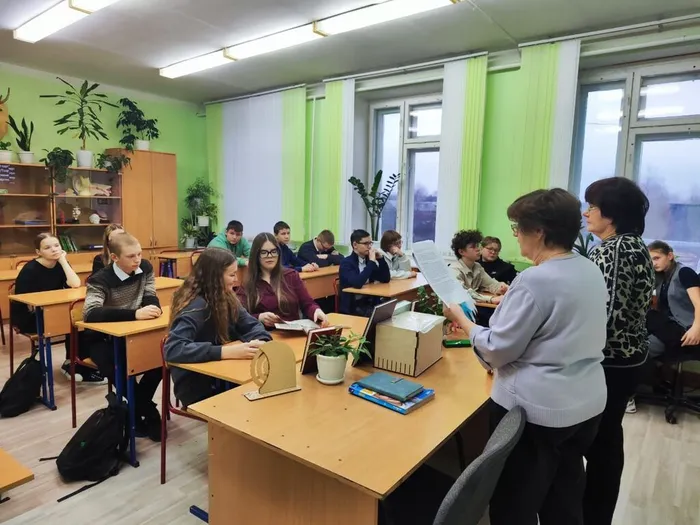 Родной край - беседа с учащимися. Детская библиотека (1)