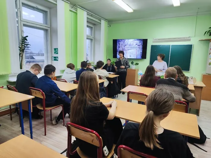 Родной край - беседа с учащимися. Детская библиотека (6)