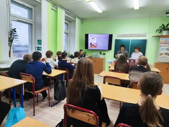 Родной край - беседа с учащимися. Детская библиотека (9)